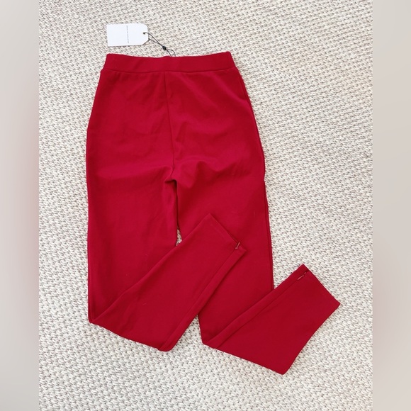 Dress the Population Pants - NWT Dress the Population Women's Red Classic Ponte Legging Small S